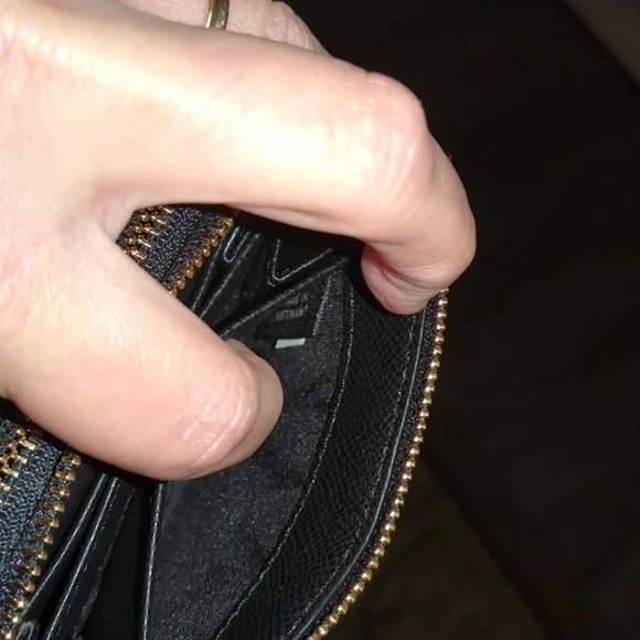 Coach Brown Small Double Zip Wallet/Card Holder - Picture 11 of 16